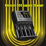 Nitecore SC4 Superb Battery Charger for all large batteries