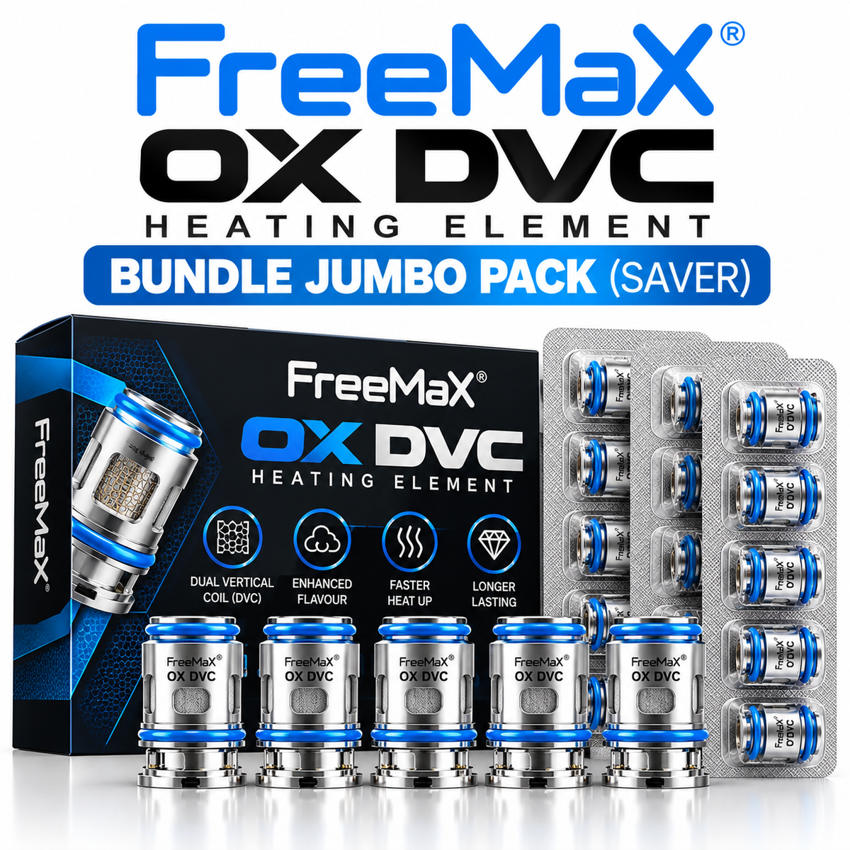 Freemax OX DVC Heating Element Bundle Jumbo Pack (Saver)