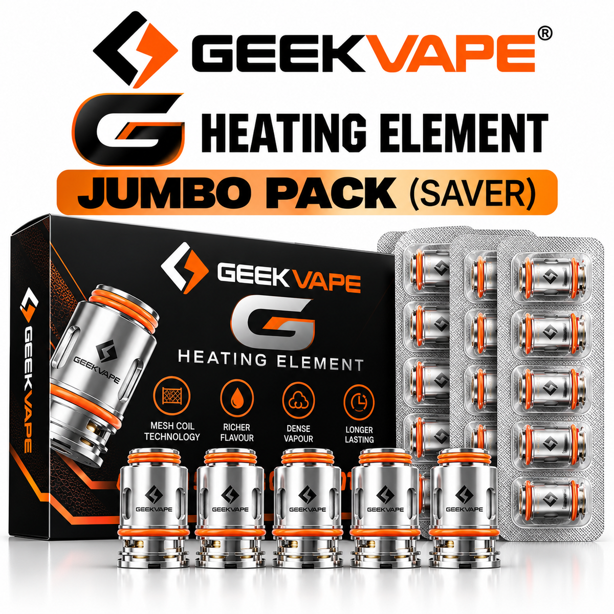 Geek G Heating Element Jumbo Pack (Saver)