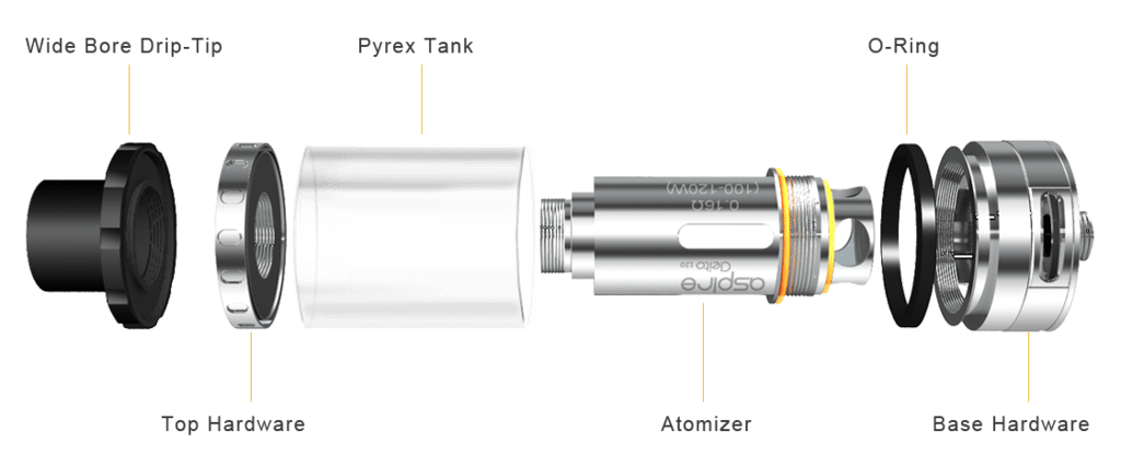 Aspire - Cleito 120 - 4ml Tank - Super Vape Store